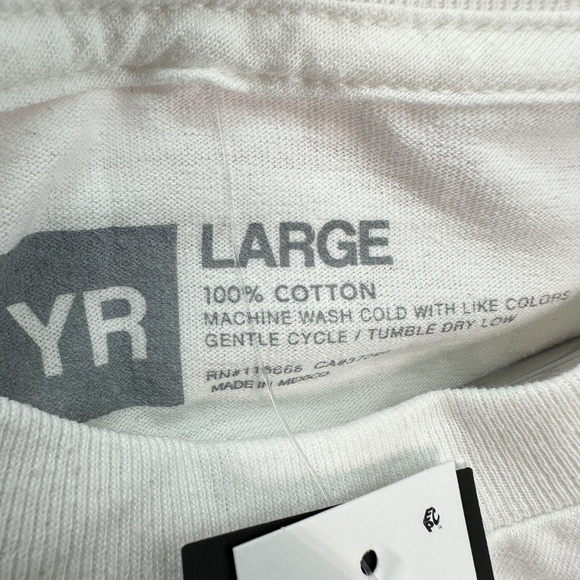 Young & Reckless Mens Large Medium Small White Tshirt Seaport Tee - Picture 5 of 5
